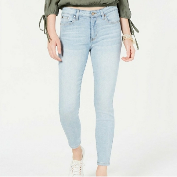 celebrity pink mid rise ankle skinny